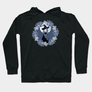 Blue Winter Solstice Yule Cheeky Witch® Hoodie